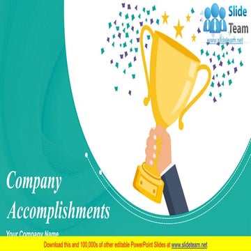 Company Accomplishments PowerPoint Presentation Slides 