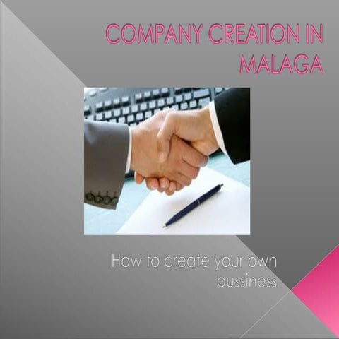 Company creation
