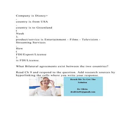 Company is Disney+, country is from USA, country is to Green.docx