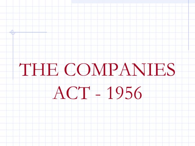 Company law
