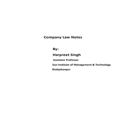 Company law