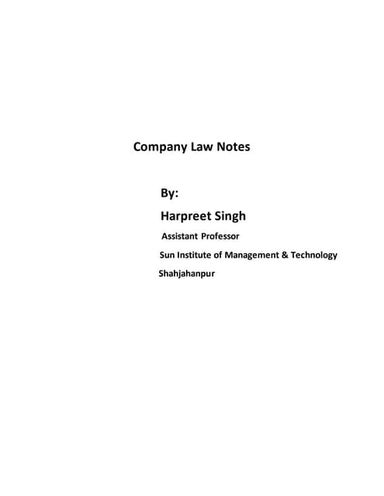 Company law