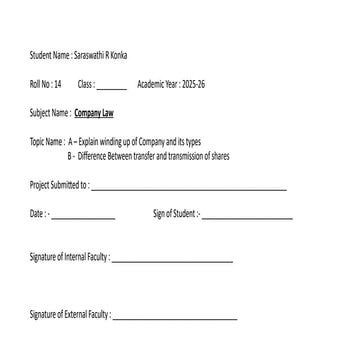 Company Law- Winding up and Transfer of shares.pptx
