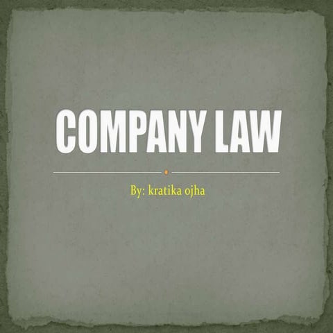 company law
