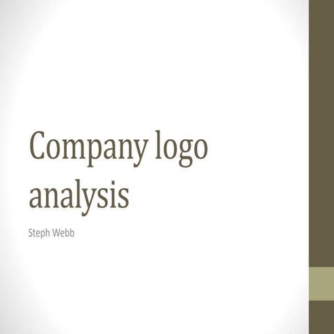 Logo analysis | PPTX