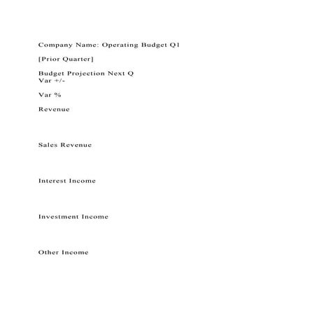Company Name Operating Budget Q1[Prior Quarter]Budget Pro.docx