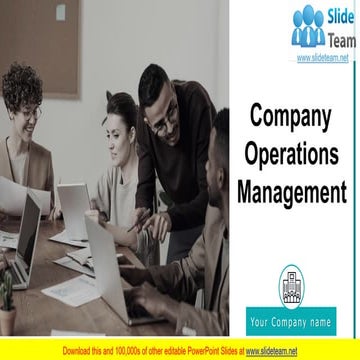 Company Operations Management PowerPoint Presentation Slides