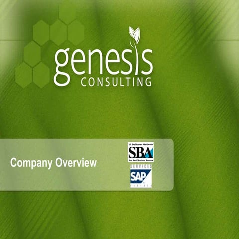 Genesis Company Overview