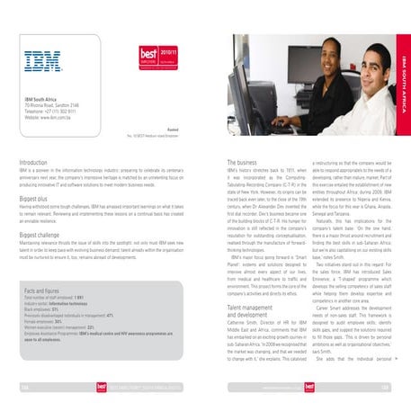 IBM-Best Employer to work for