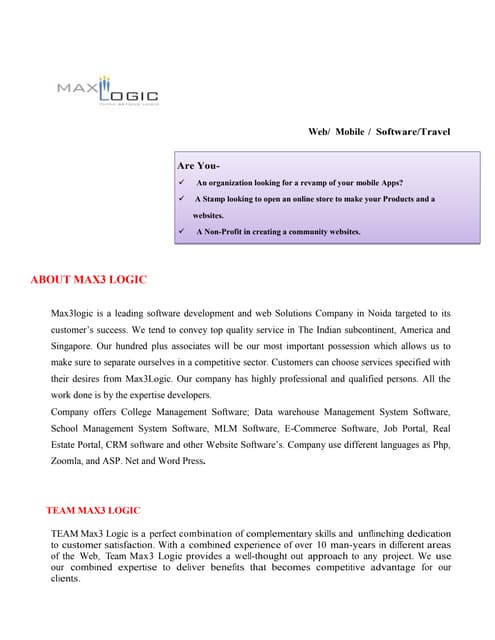 Company profile