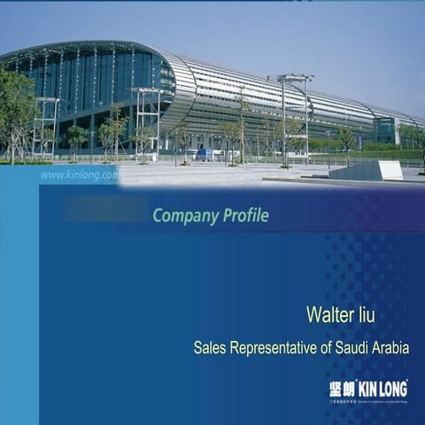 Company profile-KINLONG Hardware | PPT