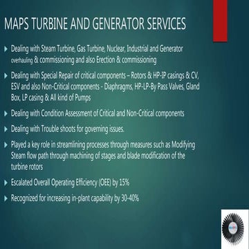 Company profile MAPS TG | PPT