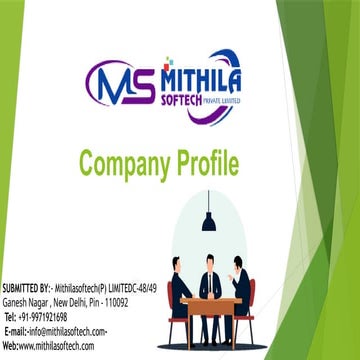 company profile mithilasoftech pvt ltd company