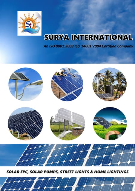 Solar Company profile - Surya Inter...