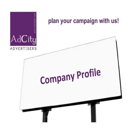 Company Profile Ad City Advertisers | PDF