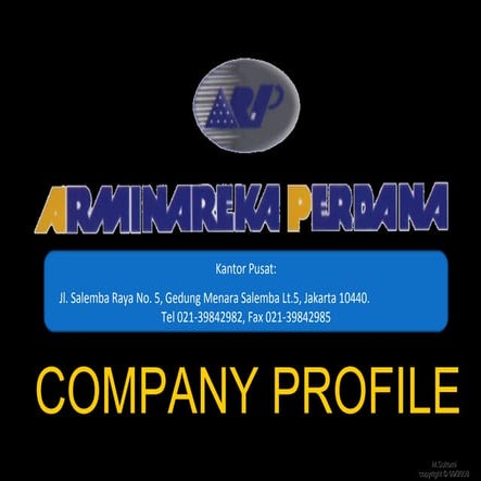 company profile PT ARP | PPT
