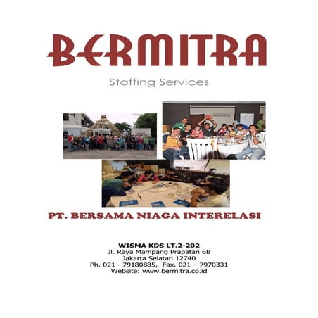 COMPANY PROFILE BERMITRA (PT. BERSAMA NIAGA INTERELASI)