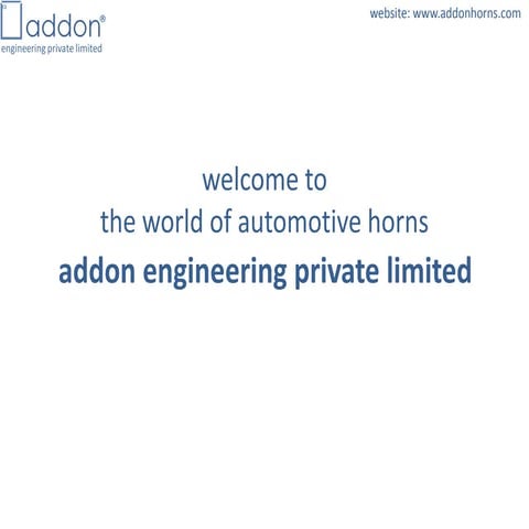 Company profile of addon engineering | PDF