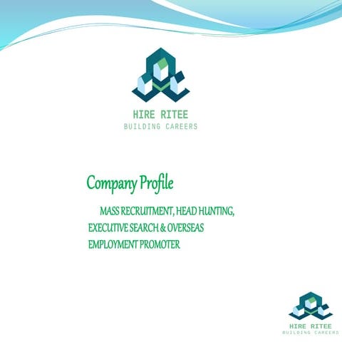 COMPANY PROFILE HIRE RITEE RECRUITMENT FIRM IN KASHMIR