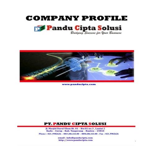 Company Profile PT. Pandu Cipta Solusi - Solusi IT - ICT Solution - Maret 2016