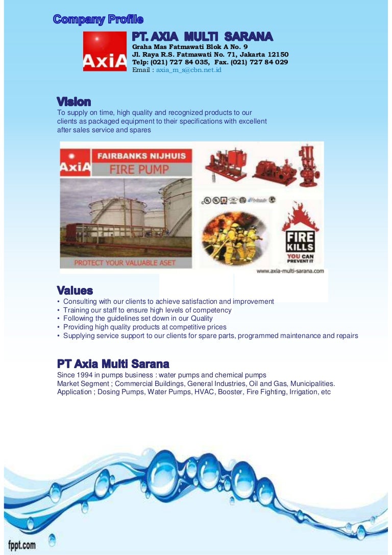 Company Profile Pt Axia Multi Sarana