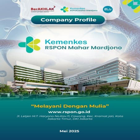 Company Profile RSPON Mahar Mardjono Jakarta | PDF