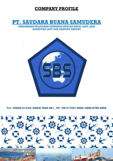 Company Profil PT. SAUDARA BUANA SAMUDERA | PDF | Free Download