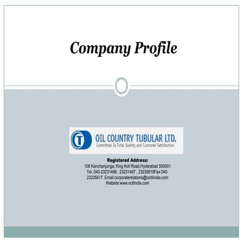 Company report: OCTL