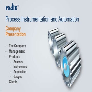 Radix Company Presentation