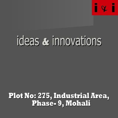 Ideas & Innovations