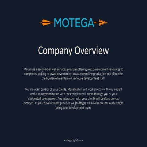 Motega Company Overview