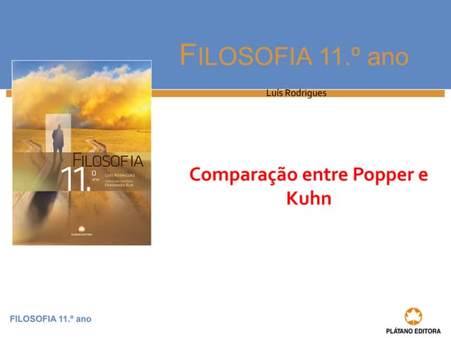 Comparação entre popper e kuhn