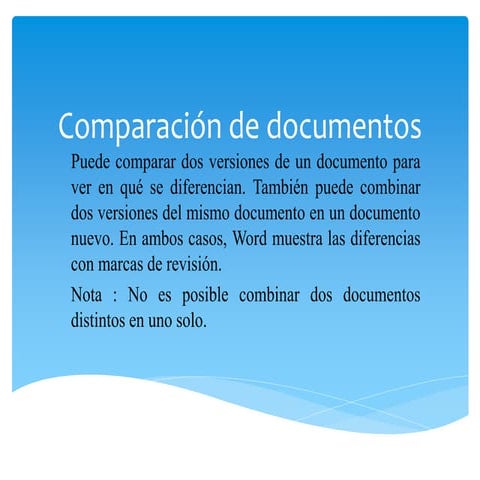 Comparación de documentos