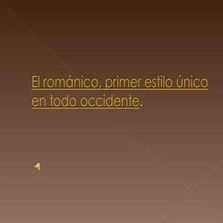 Comparación románico y gótico