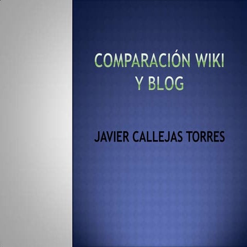 Blog vs wiki | DOCX