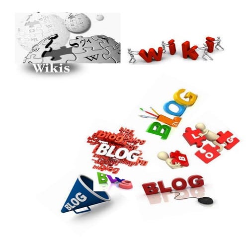 Comparación del Blog con la Wiki... Blog vs Wiki | PPTX