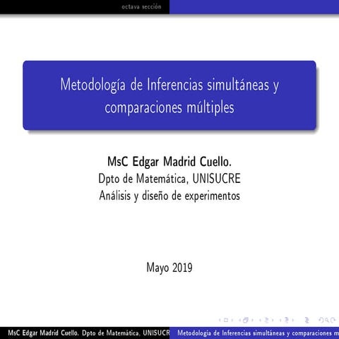 Comparaciones multiples | PDF