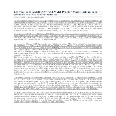 Comparacion metodos ensayo en suelo