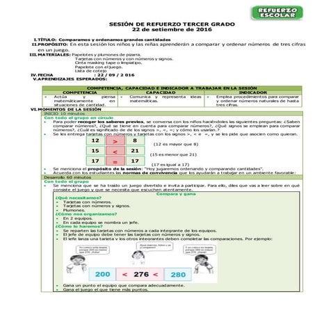 Comparamos grandes numeros