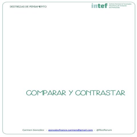 Comparar y contrastar