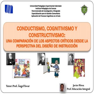 Comparativa constructivismo conduct...