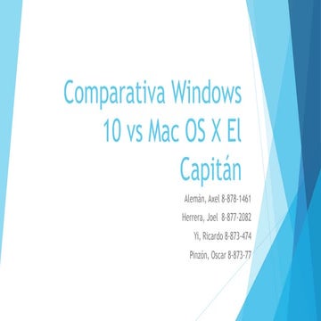 Comparativa windows 10 vs mac os x el