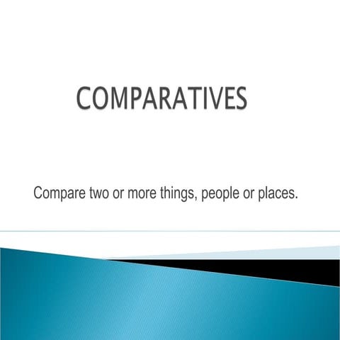 Comparative Form | PPT