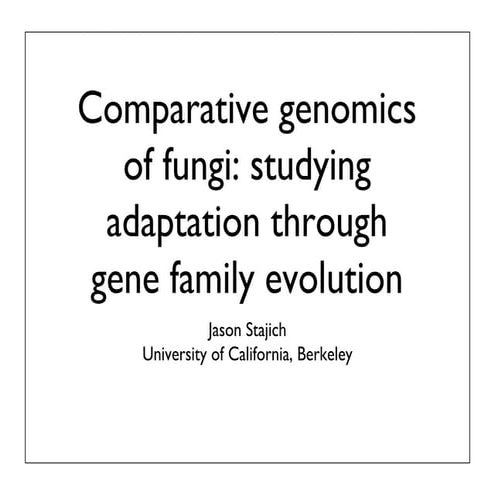 Evolution of gene family size change in fungi | PDF