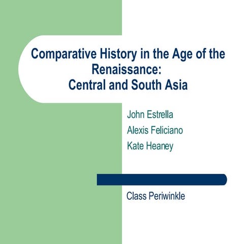Comparative History