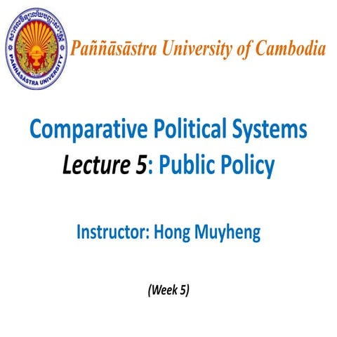 Comparative-Politics focus on interest aggreation