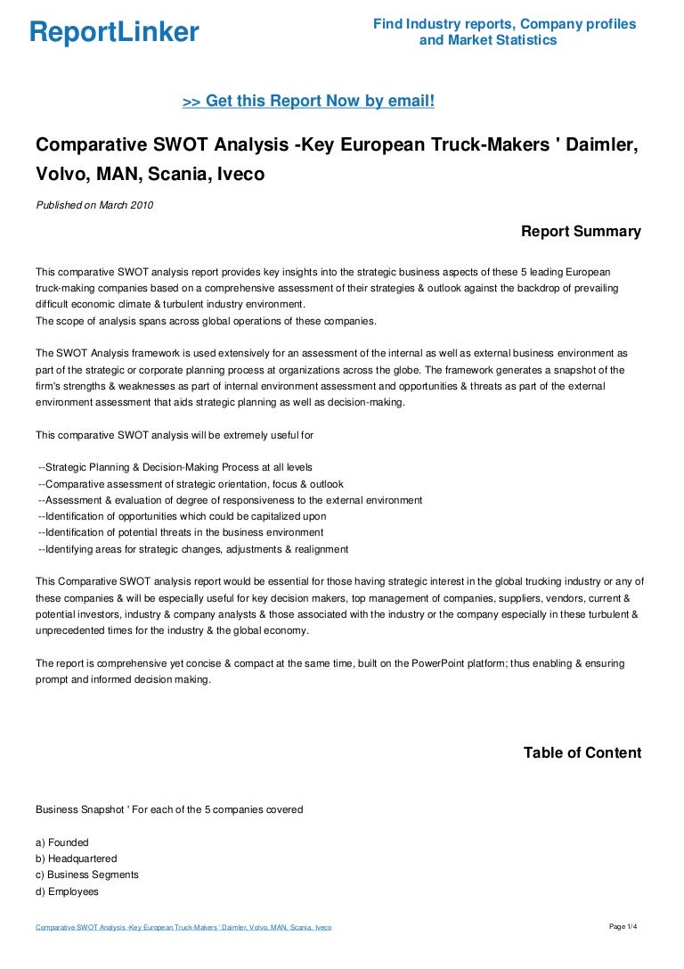 Competitive analysis of mercedes benz image