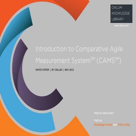 Comparative Agile Measurement System - Ciklum White Paper