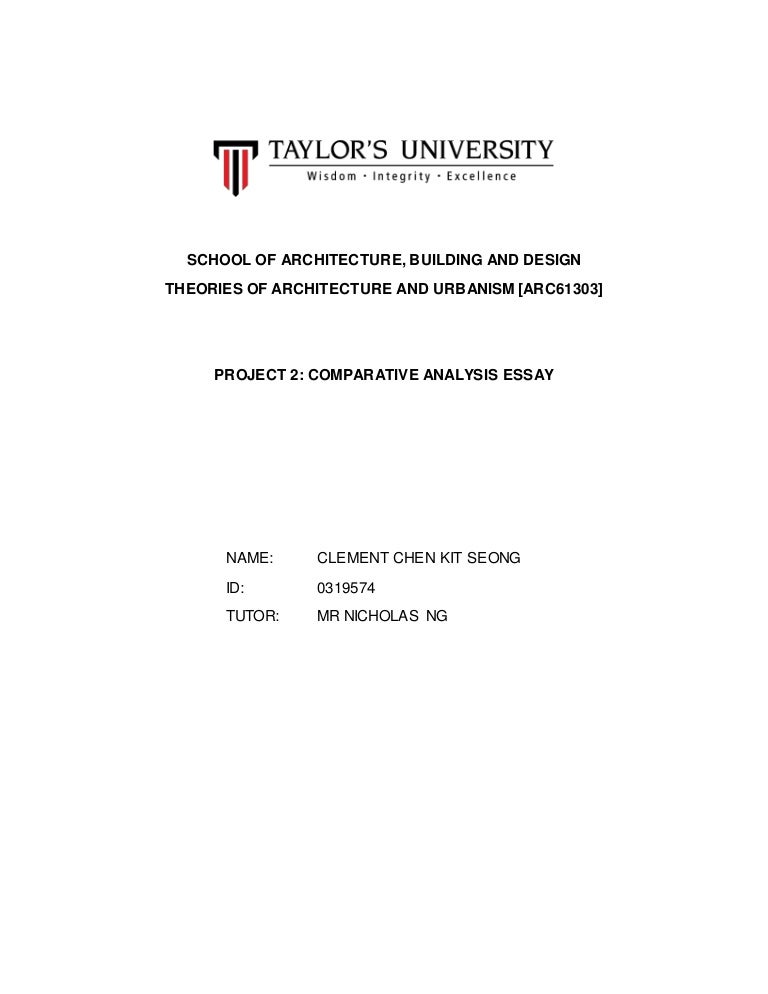 Comparative analysis dissertation
