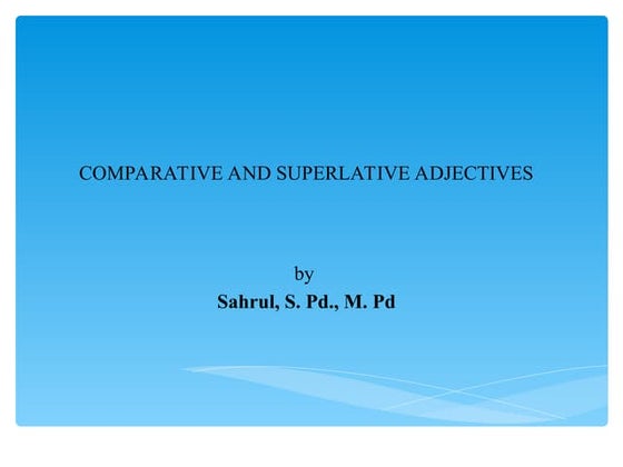 Comparatives superlatives worksheet_with_answers | PDF